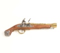 Replica 18Th Century English Flintlock Antiqued Brass Finish Non Firing Replica Gun