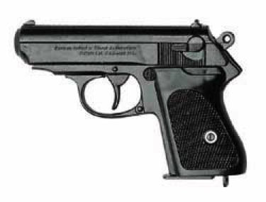 Bond Semi Automatic Pistol Black Finish Non Firing Replica Gun
