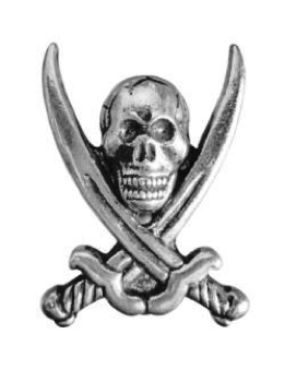Pirate Pistol  Sword Or Rifle Hanger With Silver Finish