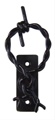 BARBED WIRE GUN HANGERS  BLACK FINISH