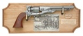 Civil War U.S. Framed Set Non Firing Replica Gun