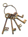 WESTERN JAILERS BRASS KEYS