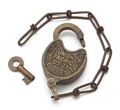 OLD WEST STRONG BOX LOCK