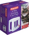 4 Way White Cat Flap