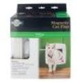 Mag White Cat Flap 4 Way Lock