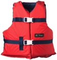 Full Throttle 3352-0131 Marine General Purpose Red/Navy Youth Vest