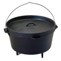 Texsport Pre-Seasoned Cast Iron Dutch Oven - 8 Quart