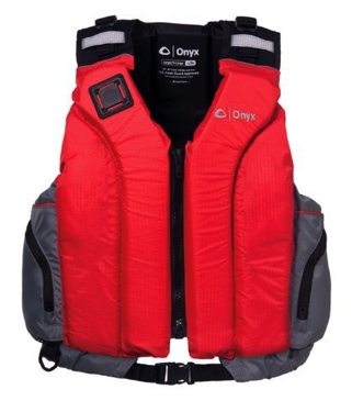 Absolute Outdoor Onyx Riverton Paddle Sports Vest - Persons over 90-Pounds (Red/Gray 48-56-Inch Chest/ XX-Large/XXX-Large)
