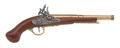 English Flintlock Pistol Non Firing Replica Gun