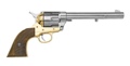 M1873 Old West Cavalry Revolver Nickel Finish Non Firing Replica Gun