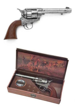 M1873 Western Army Pistol Antique Gray Finish Non Firing Replica Gun