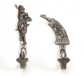 Medieval Sword Hangers With Antique Finish