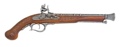 Deluxe Flintlock Pistol Non Firing Replica Gun