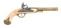 India Flintlock Pistol Brass And Ivory Finish Non Firing Replica Gun