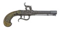 English Percussion Pistol Gray Finish Non Firing Replica Gun