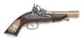 Early German Flintlock Pistol Non Firing Replica Gun