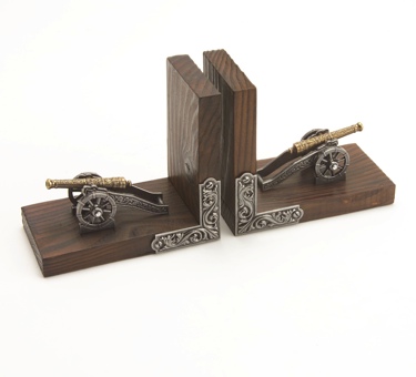 Replica Cannon Bookends