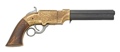 U.S. VOLCANIC REPEATING PISTOL BRASS FINISH NON FIRING REPLICA GUN