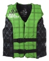Full Throttle 4802-0068 Green/Black Youth Hinged Ski Vest