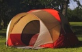 Texsport Clear Creek 3 Person Vestibule Tent (Red/Tan 8-Feet X 10-Feet X 74-Inch)