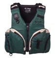 Absolute Outdoor Onyx Pike  Paddle Sports Vest - Persons over 90-Pounds (Green/Tan 32-40-Inch Chest/ Small/Medium)