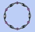 Magnetic Hematite Bracelet AMETHYST (violet)