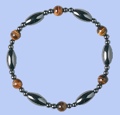 Magnetic Hematite Bracelet TIGERS EYE (brown)