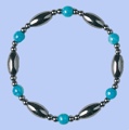 Magnetic Hematite Bracelet TURQUOISE