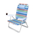 Monaco Beach Chair Blue Stripes