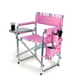 Sports Chair Pink with Stripes