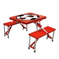 Folding Table with Seats SPORT Red Soccer
