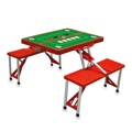 Folding Table with Seats SPORT Red Poker