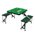 Folding Table with Seats SPORT Hunter Green Poker