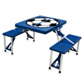 Folding Table with Seats SPORT Royal Blue Soccer