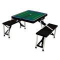 Folding Table with Seats SPORT Black Football