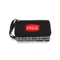 Blanket Tote  Black Plaid Coca Cola 