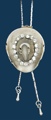 Silver Hat Slide Necklace