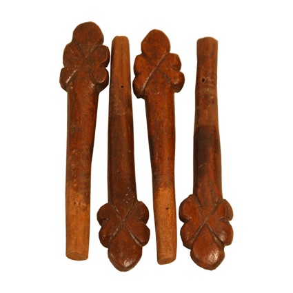 Mid-East Afghani Rebab Pegs  Set Of 4