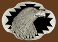 Eagle Head Belt Buckle 3-1/8 x 2-1/4