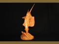 MEDIUM BLUE MARLIN HAND CARVED SEA LIFE decor