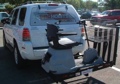 Hitch-Mount Wheelchair Carrier and Ramp