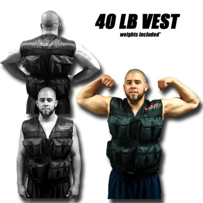 40 LB Weighted Excercise Training Vest