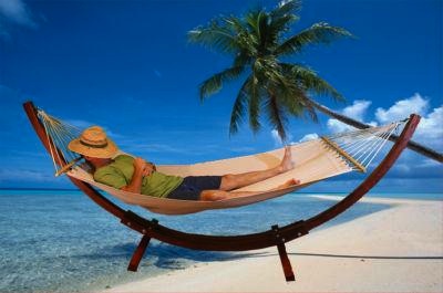 Wooden Arc Stand Hammock