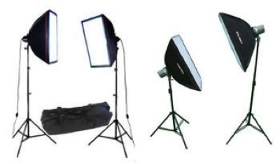 Photo Light SoftBox 2 Strobe 2 Continuous