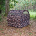 Hunting Blind Camo Ground Hay Bail