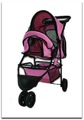Folding Pink Pet Stroller