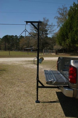 Deer Hoist Hitch Mount 600lb with Foot Base