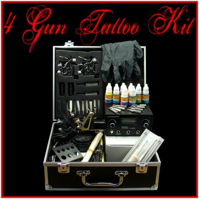 Tattoo  Kits on Gun Tattoo Kit  Tattoo Studio Equipment  Ahi 684 From Eastwave Com