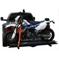 Aluminum Motorcycle Carrier Ramp with Wheel Chock