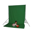 Muslin Set with Stand Chroma Green 10x20